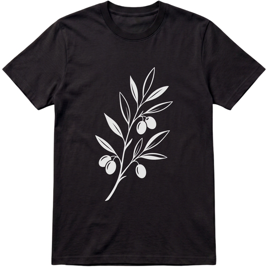 Camiseta Ramo de Oliveira Minimalista