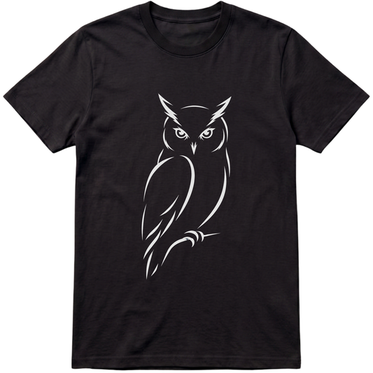 Camiseta Coruja Minimalista