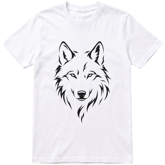 Camiseta Lobo Minimalista