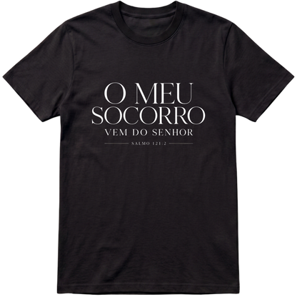 Camiseta Meu Socorro Vem do Senhor | Salmo 121:2