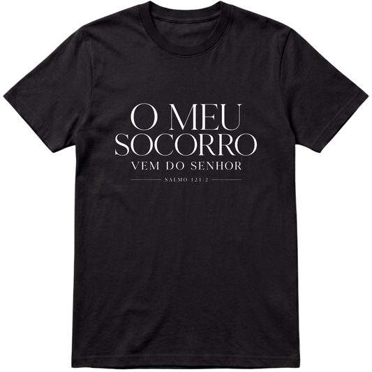 Camiseta Meu Socorro Vem do Senhor | Salmo 121:2