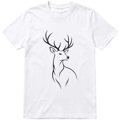 Camiseta Cervo Minimalista