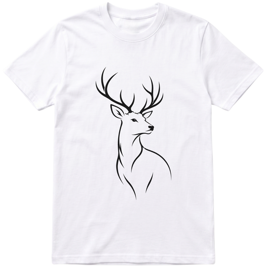 Camiseta Cervo Minimalista