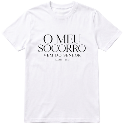 Camiseta Meu Socorro Vem do Senhor | Salmo 121:2
