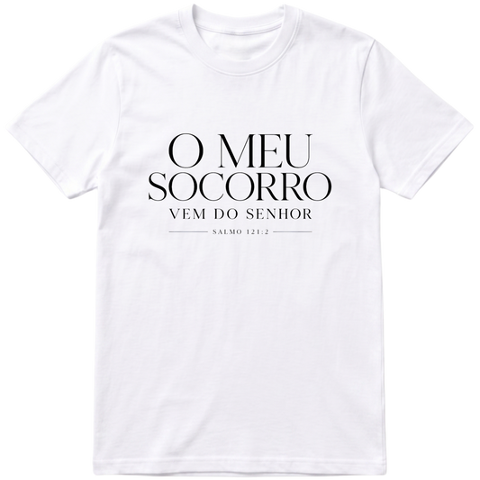 Camiseta Meu Socorro Vem do Senhor | Salmo 121:2