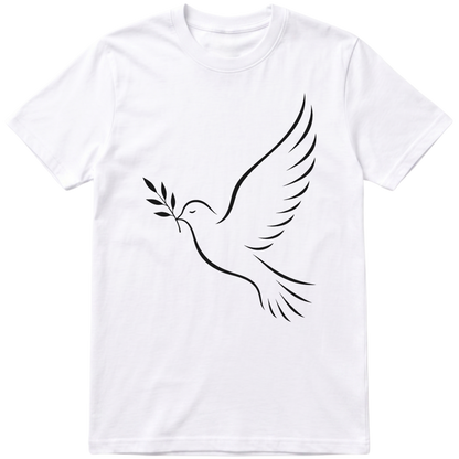 Camiseta Pomba da Paz Minimalista