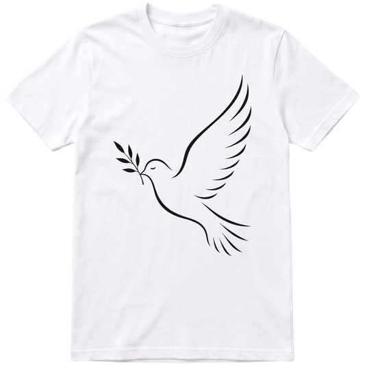 Camiseta Pomba da Paz Minimalista