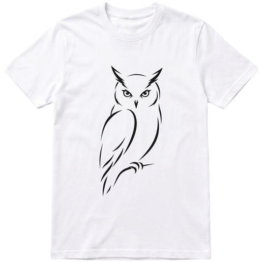 Camiseta Coruja Minimalista