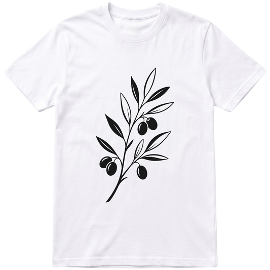 Camiseta Ramo de Oliveira Minimalista